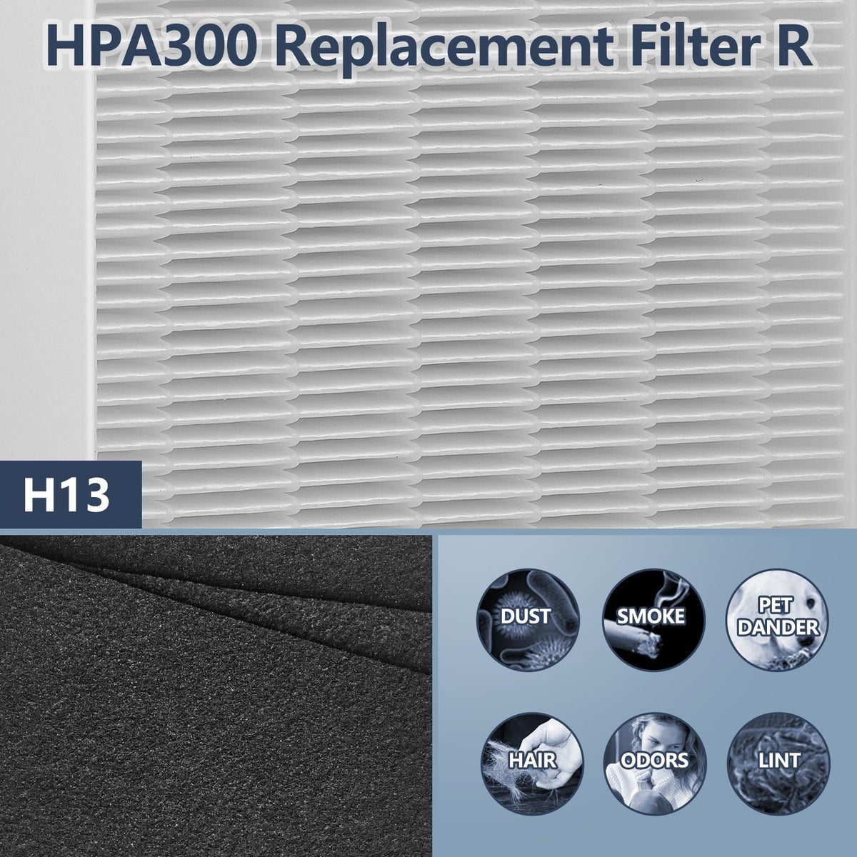 HPA300 Filter Replacement Compatible with Honeywell Air Purifier