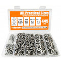 Lock Washers Assortment Kit, Spring Washers, More Practical M6 & M8 Sizes