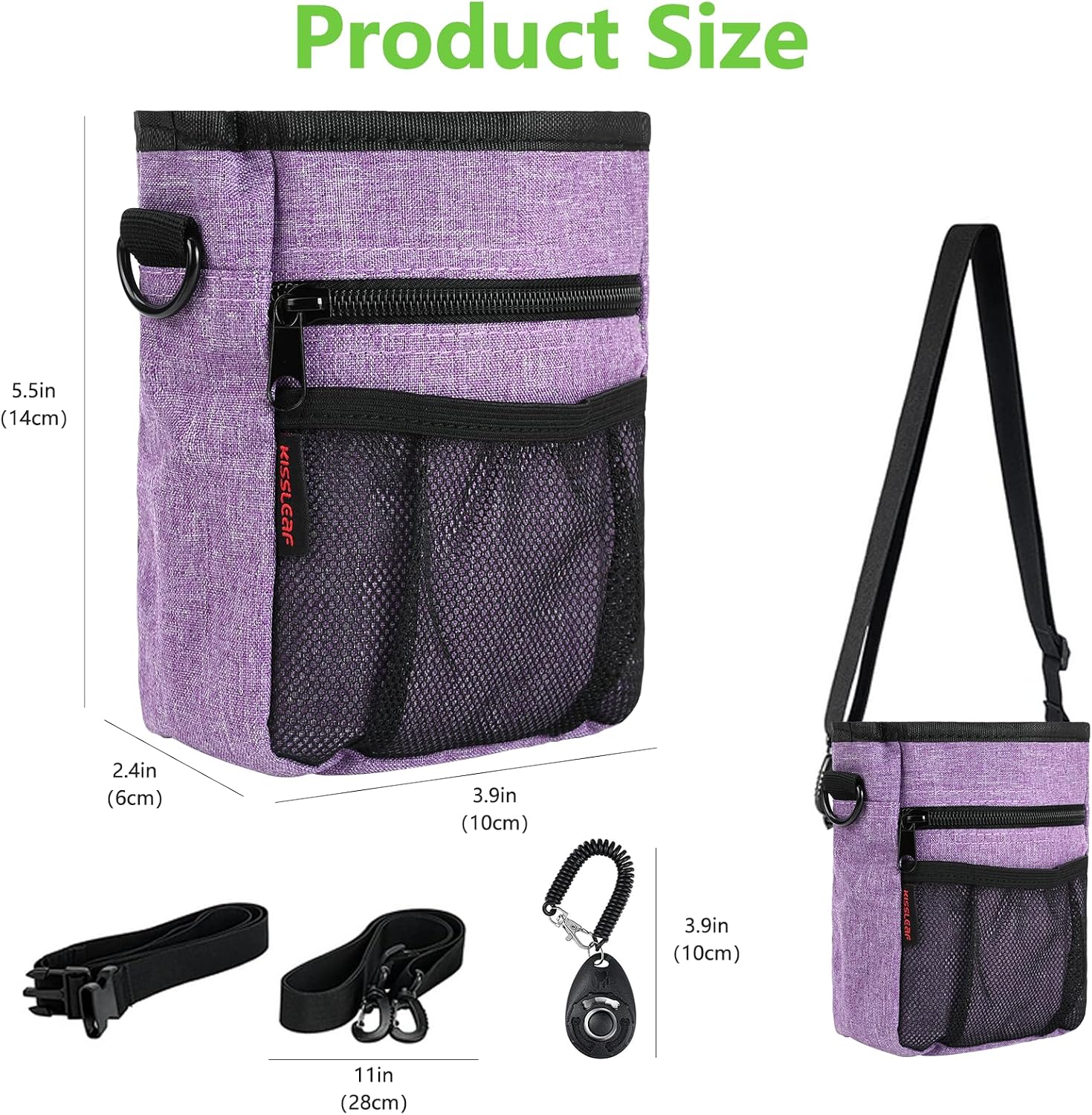 Dog Treat Pouches for Pet Training with Magnetic Closure Treat Pouches for Pet Training,Large Dog Treat Training