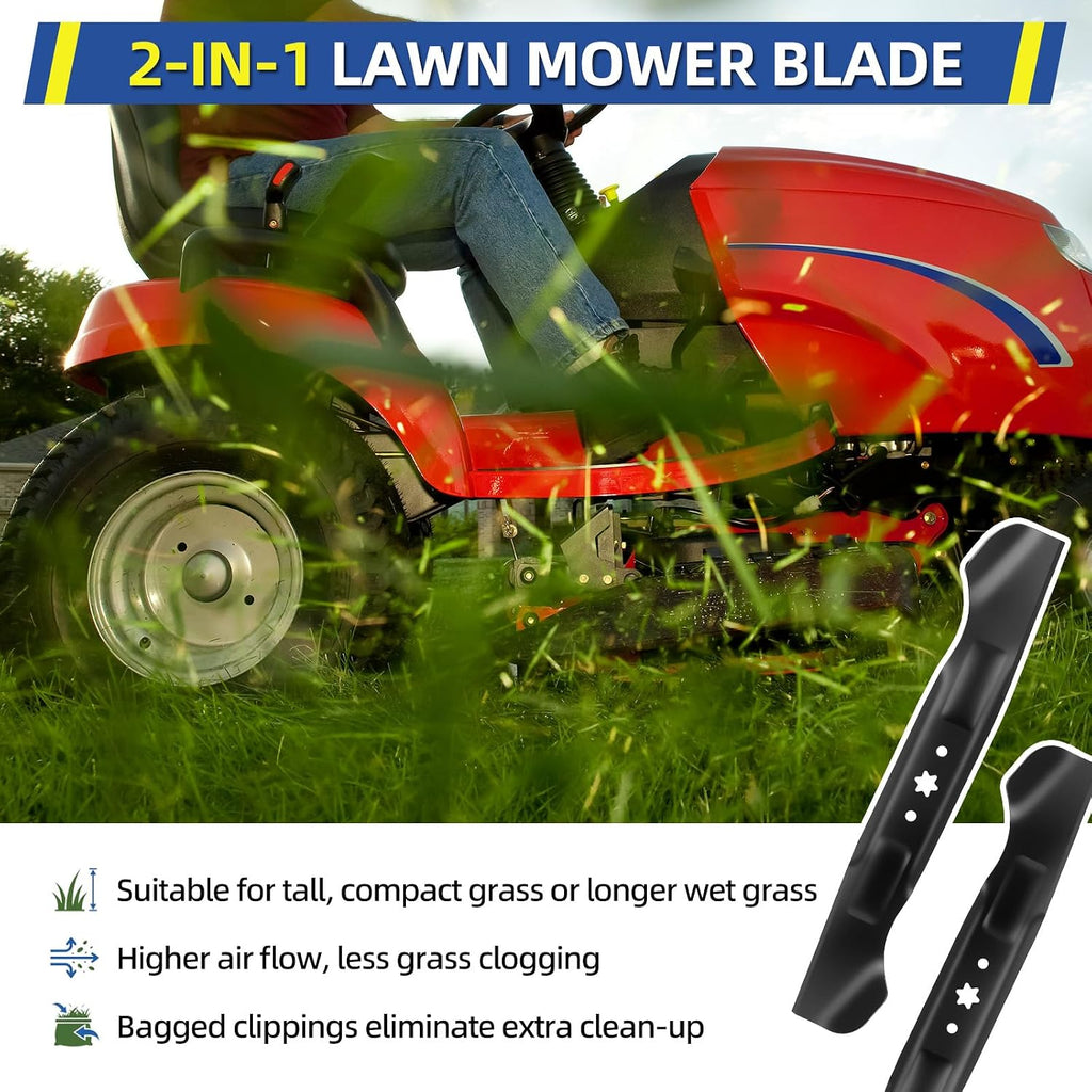 GICOOL 942-04244A Mower Blades for Cub Cadet 46 inch Deck XT1 LT46 Mower