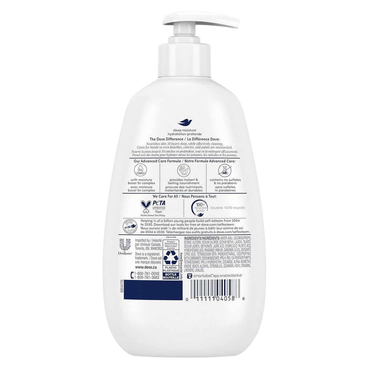 Advanced Care Hand Wash Deep Moisture for Soft, Smooth 4 Count 12 oz