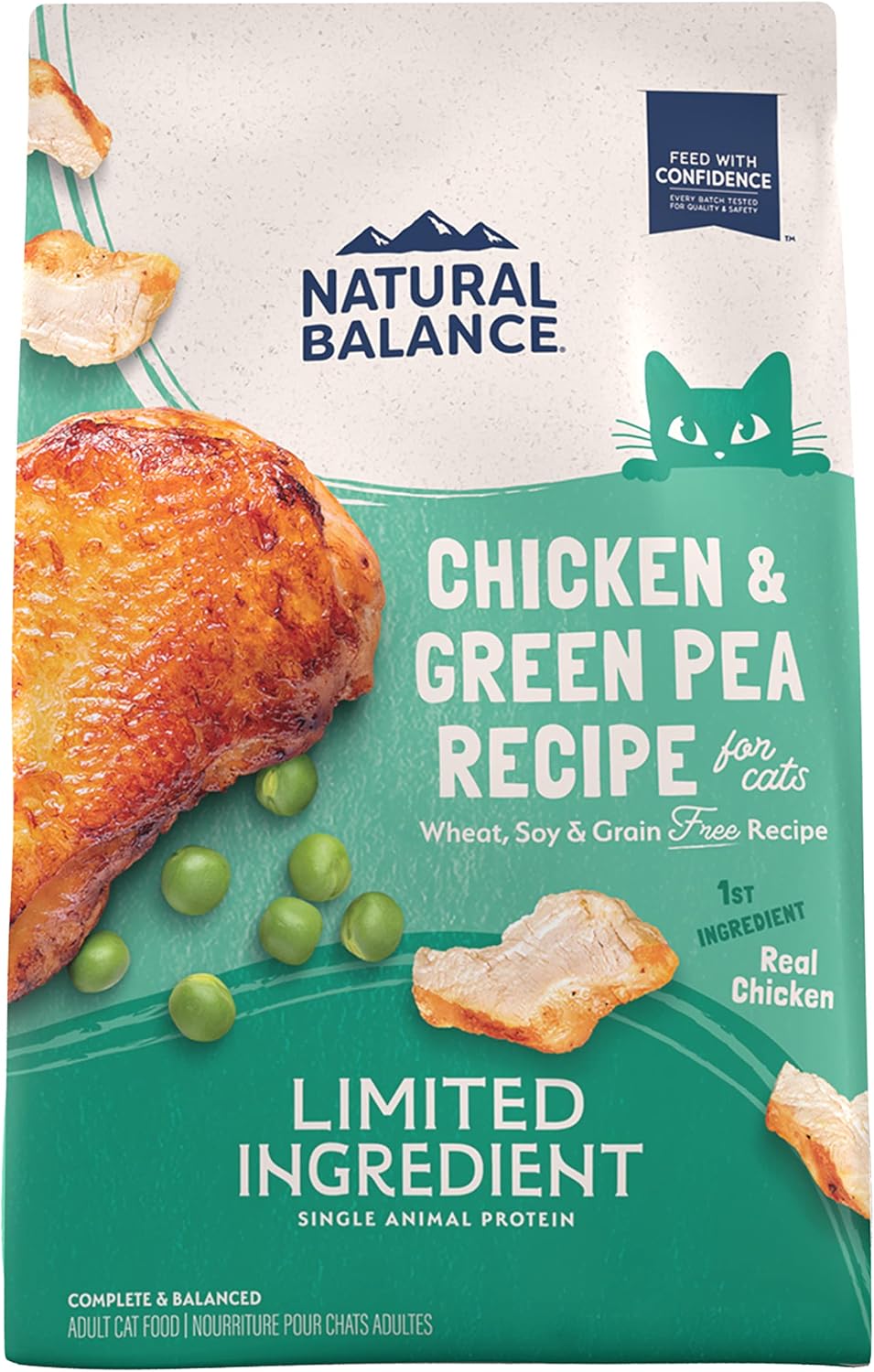 Limited Ingredient Cat Food, Chicken & Green Pea, 4 lb