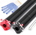 Pair of 2" Garage Door Spring (0.234X2"X29") with Winding Bars, L&R
