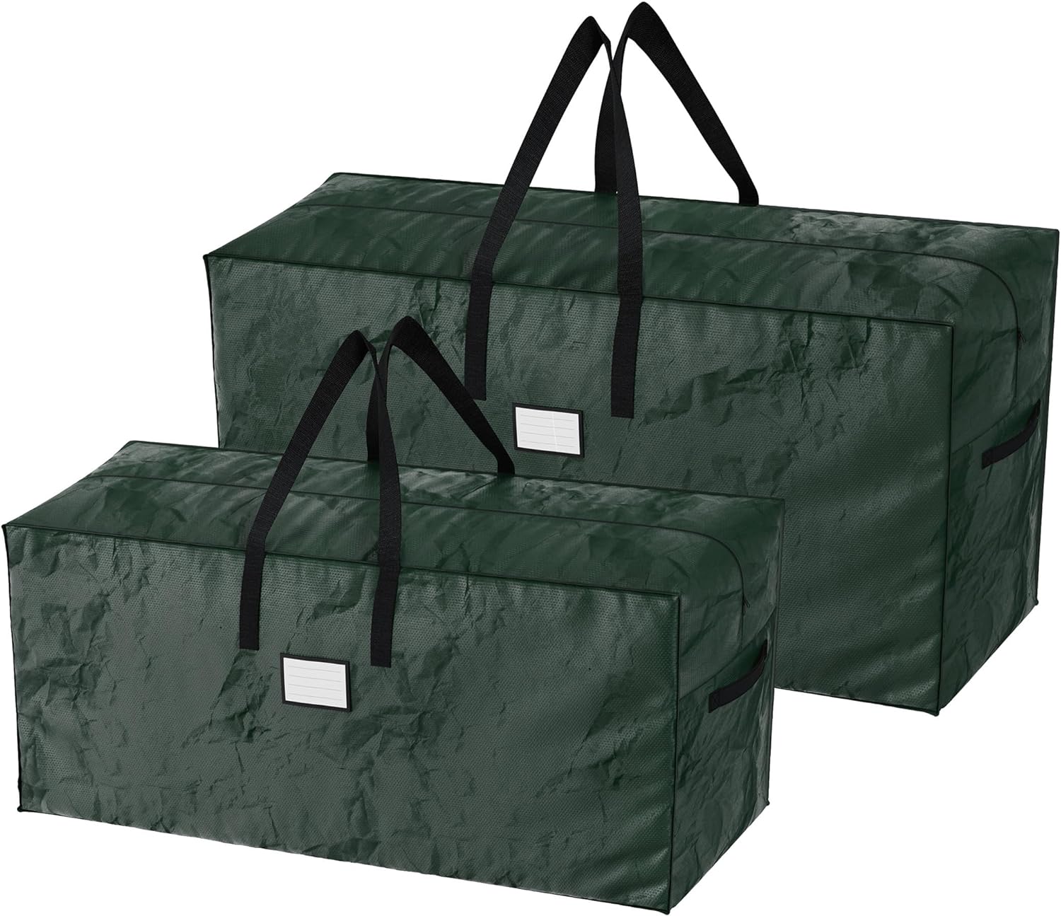 Set of 2 Christmas Tree Storage Bags - Waterproof Bags for 17-Foot Disassembled Artificial Trees, Garland, and