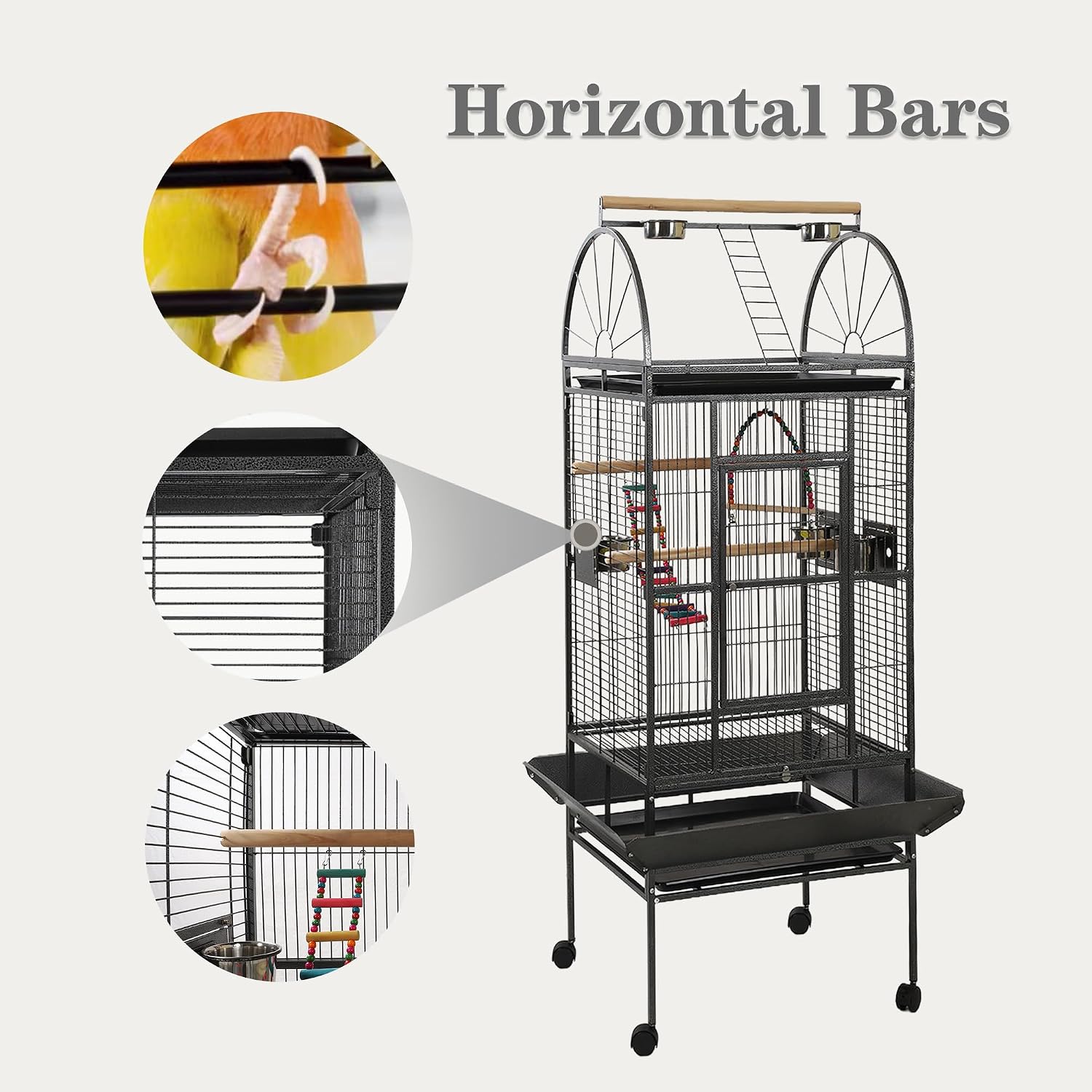 69 inch Large Bird Cages for Parrots,Large Parrot Cages for Large Birds | Flight Cage for Birds,Large Parakeet Cage
