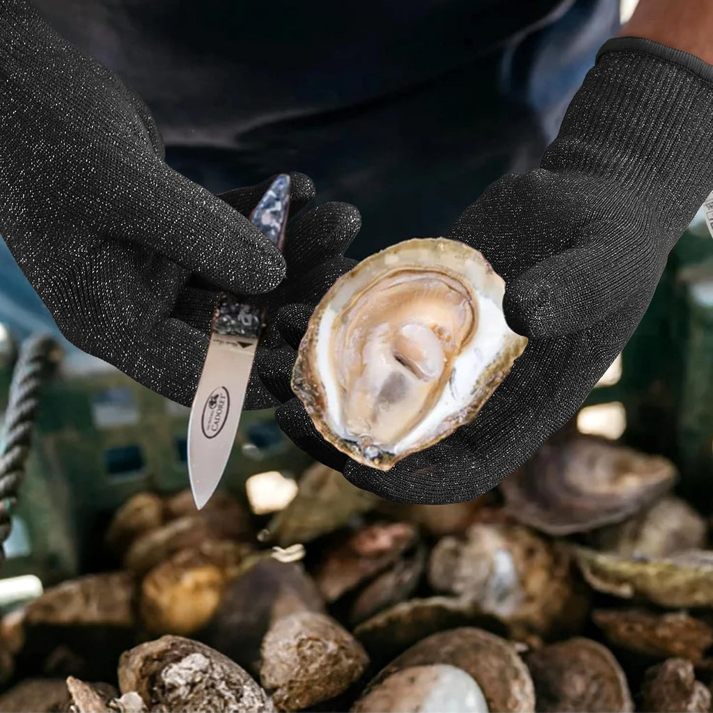 2 Pairs ANSI A7 Cut Resistant Gloves, Mandoline Glove for Kitchen, Breathable & Comfortable, Food Grade Cutting