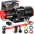 ATV UTV Electric Winch 12V 4500 lb w Synthetic Rope Remote Control
