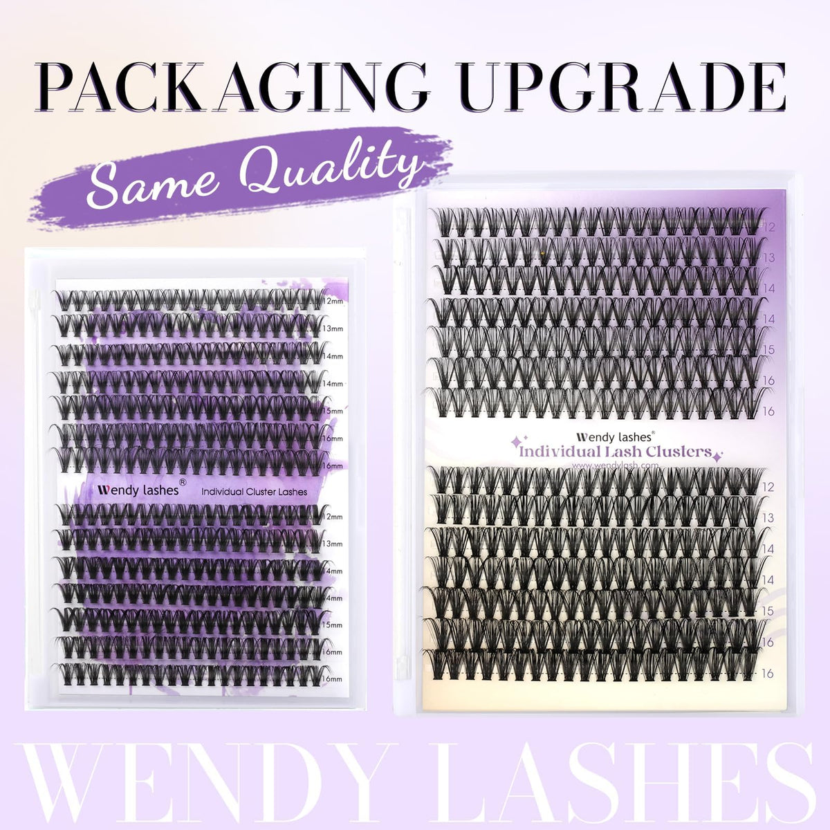 Clusters Kit Eyelash Extension Fluffy Wispy Anime Cat Eye