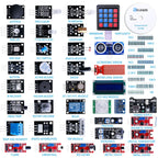 ELEGOO UNO Project Super Starter Kit & ELEGOO Upgraded 37 in 1 Sensor Modules Kit