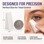 32-Pack *PRE-CUT* Makeup Wedges: Professional Triangle Sponges