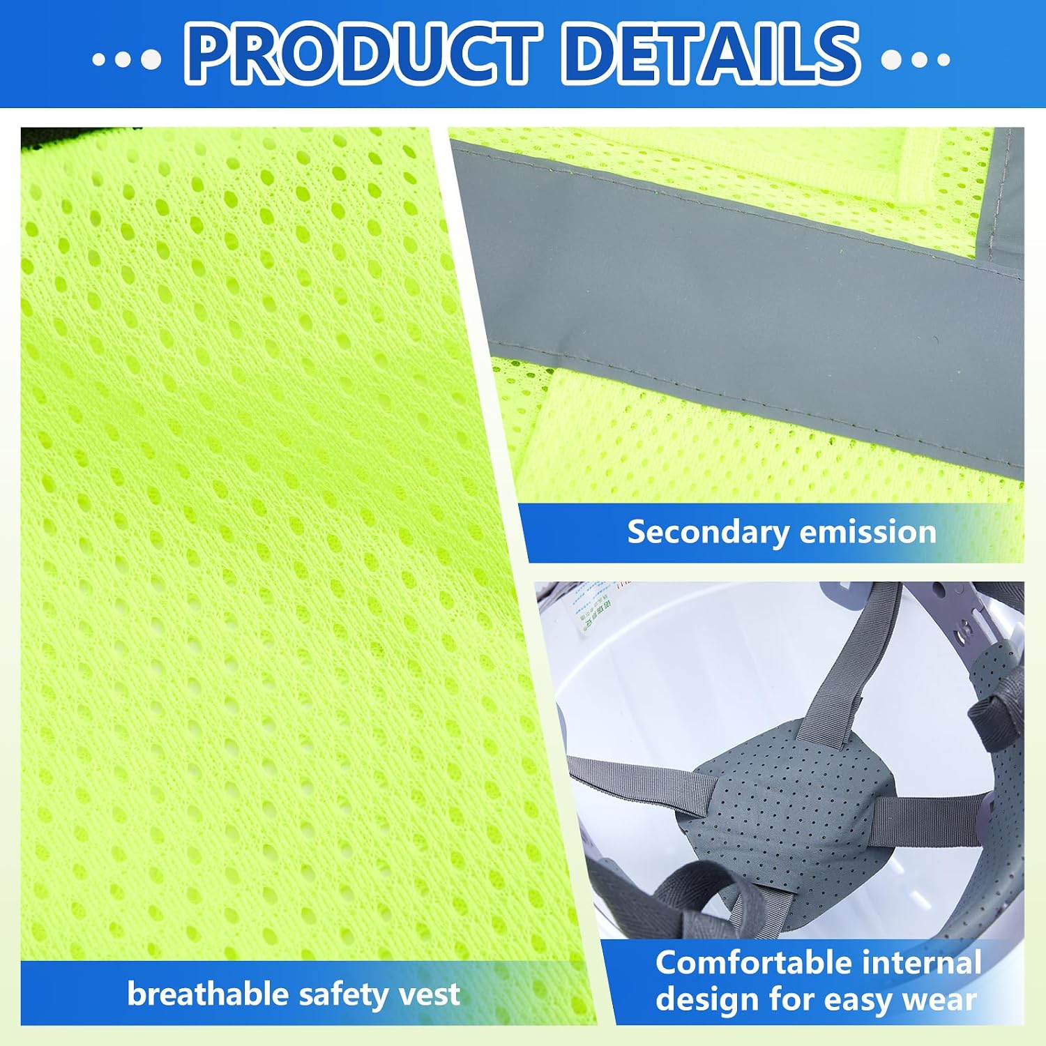 9 Pcs XL Personal Protective Equipment (PPE) Safety Kit Includes Safety Glasses, Earplugs, Hard Hat, Nitrile Gloves