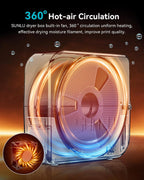 Official Filament Dryer S1 Plus, Built-in Circulation Fan, Filament Dryer Box Storage Box for 3D Printer Filament