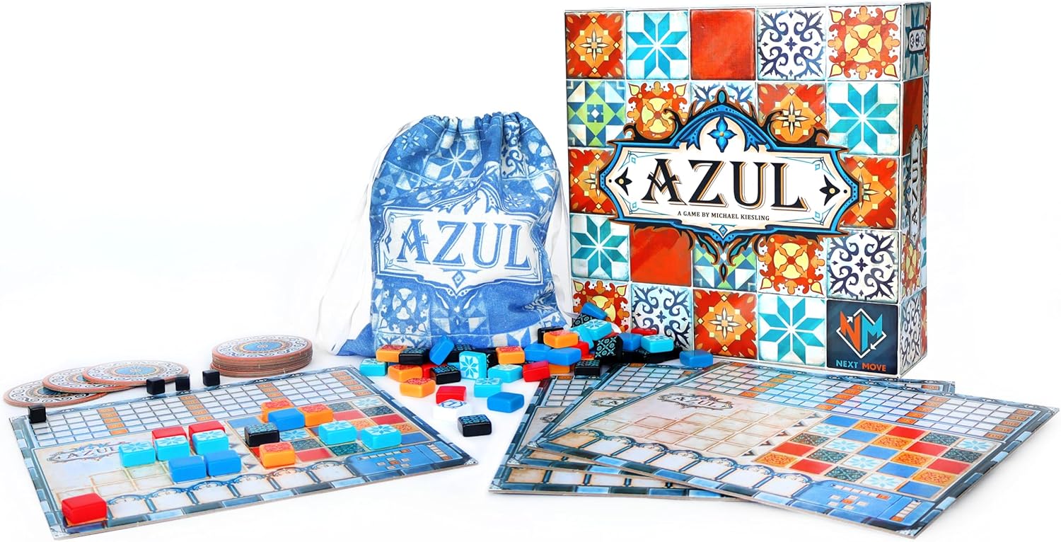 Board Game - Award-Winning Tile-Placement Strategy with Beautiful Mosaic Art for Adults & Families, Family Fun for