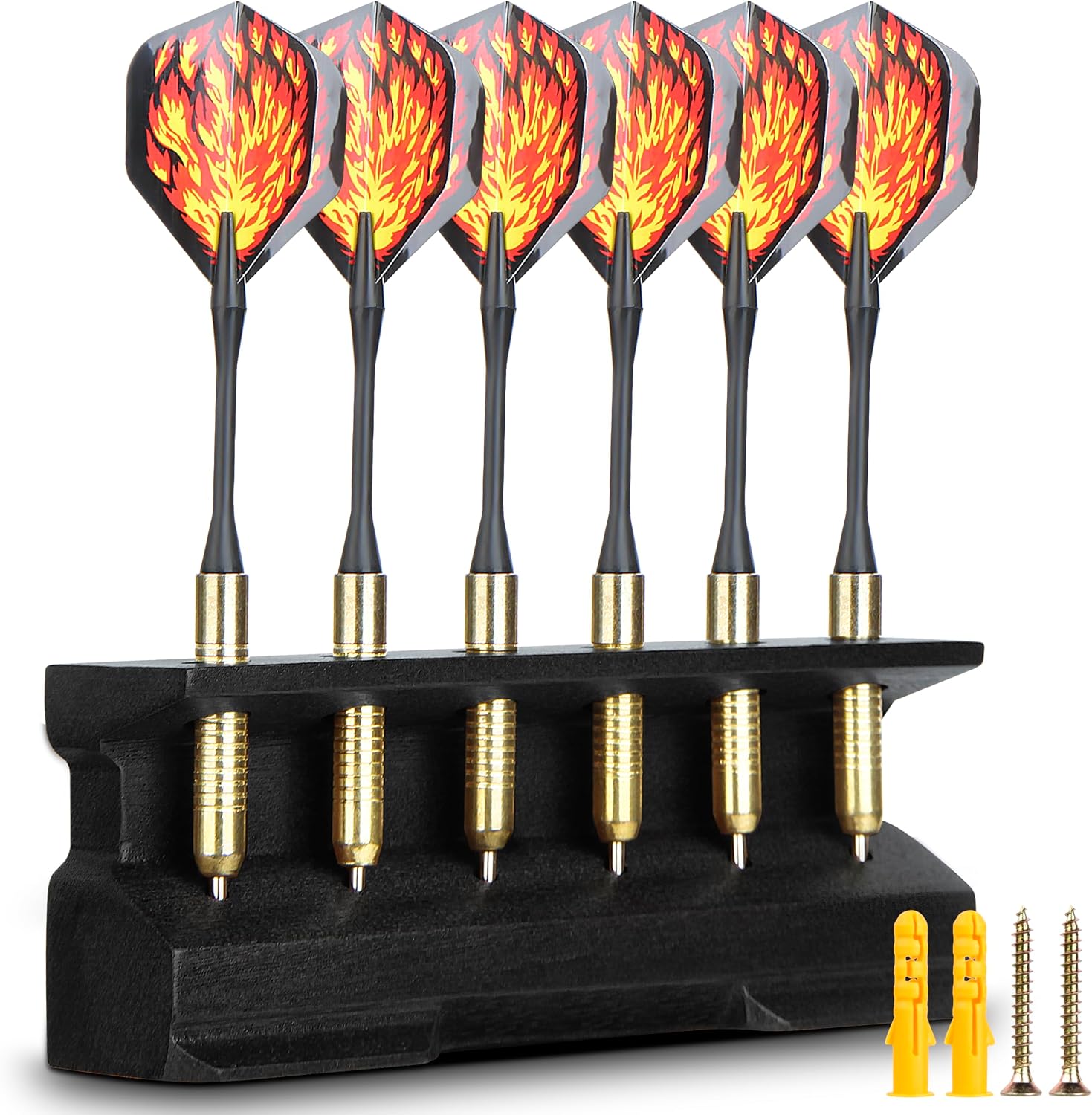 2 in 1 Wooden Dart Holder and Wall Dart Holder, Decoration Dart Holder, Display Rack for Darts Holder, Dart Holder