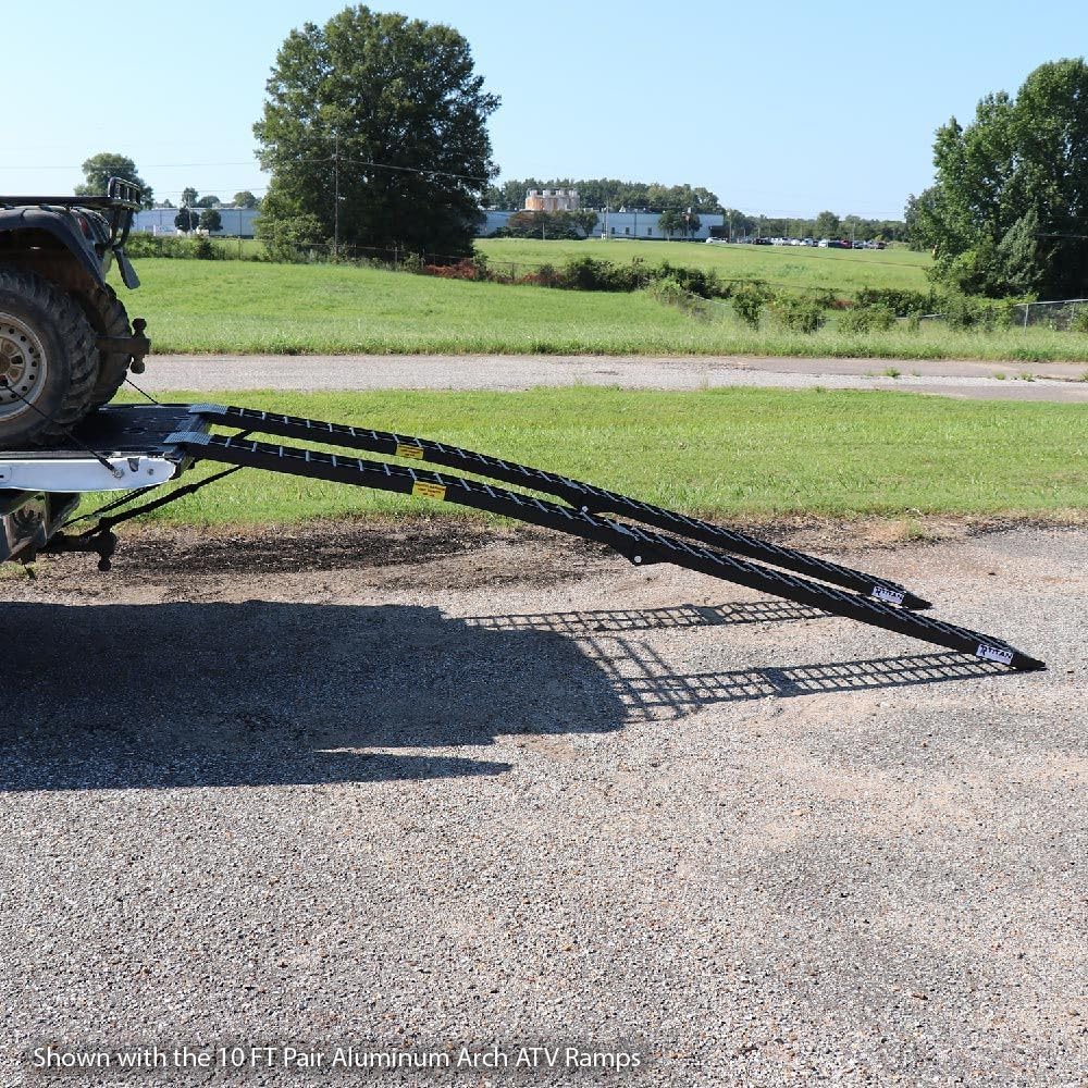 8' Arched Folding Motorcycle Loading Ramp - 600 lb. Capacity