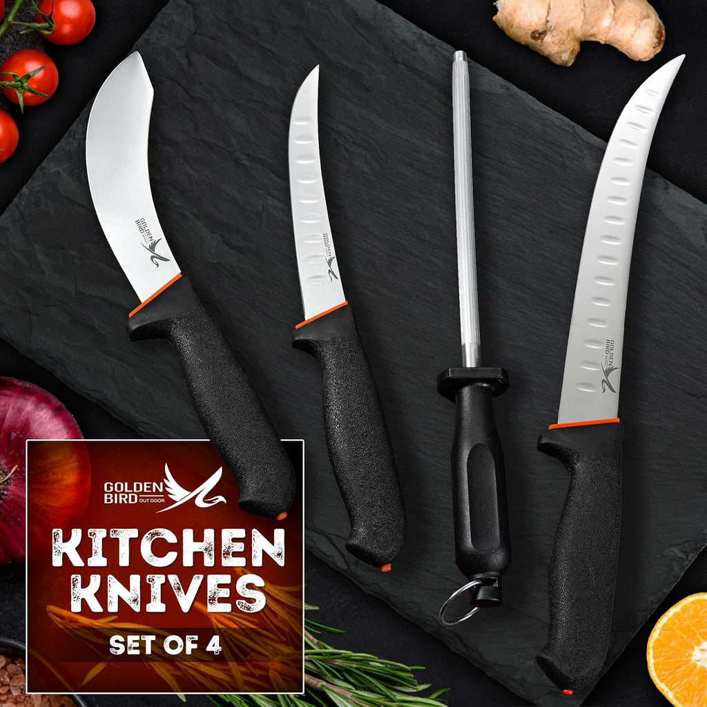 Butcher Knife Set for Meat Cutting, Gifts for Men Women