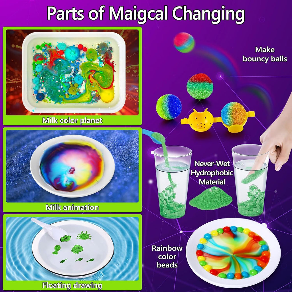 272 Experiments Science Kit for Kids, Chemistry Set | S.T.E.M Toys Boys Girls Birthday Gifts, Volcano, Crystal