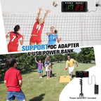 LED Electronic Scoreboard Digital Score Keeper with Remote & Tripod, Basketball Scoreboard with Shot Clock & Timer &