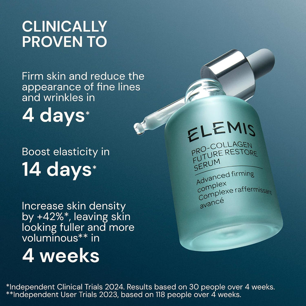 ELEMIS Pro-Collagen Future Restore Serum, Advanced Anti-Aging Serum to Firm, Restore & Smooth Skin