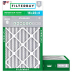 16x25x4 Air Filter MERV 8 Dust & Allergy Defense (2-Pack)