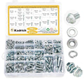 KADRICK 700PCS Class 8.8 Metric Bolt Assortment,M6 M8 M10 Flange Hex Bolts