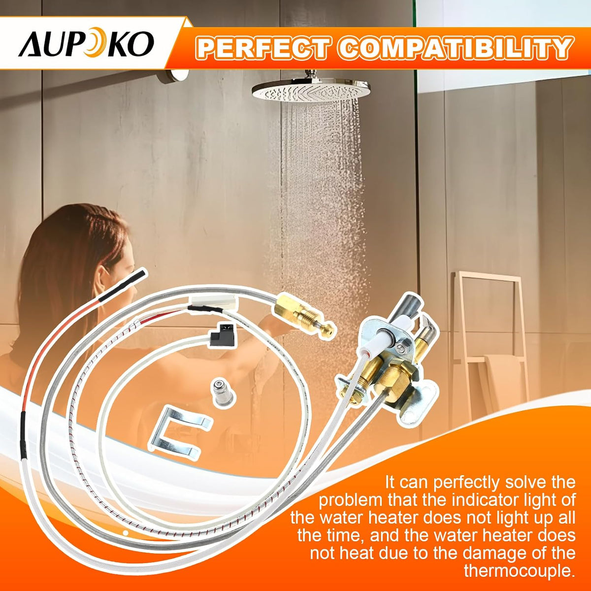 Aupoko 233-47845-05 Water Heater Pilot Assembly 415-47845-05 Pilot Assembly