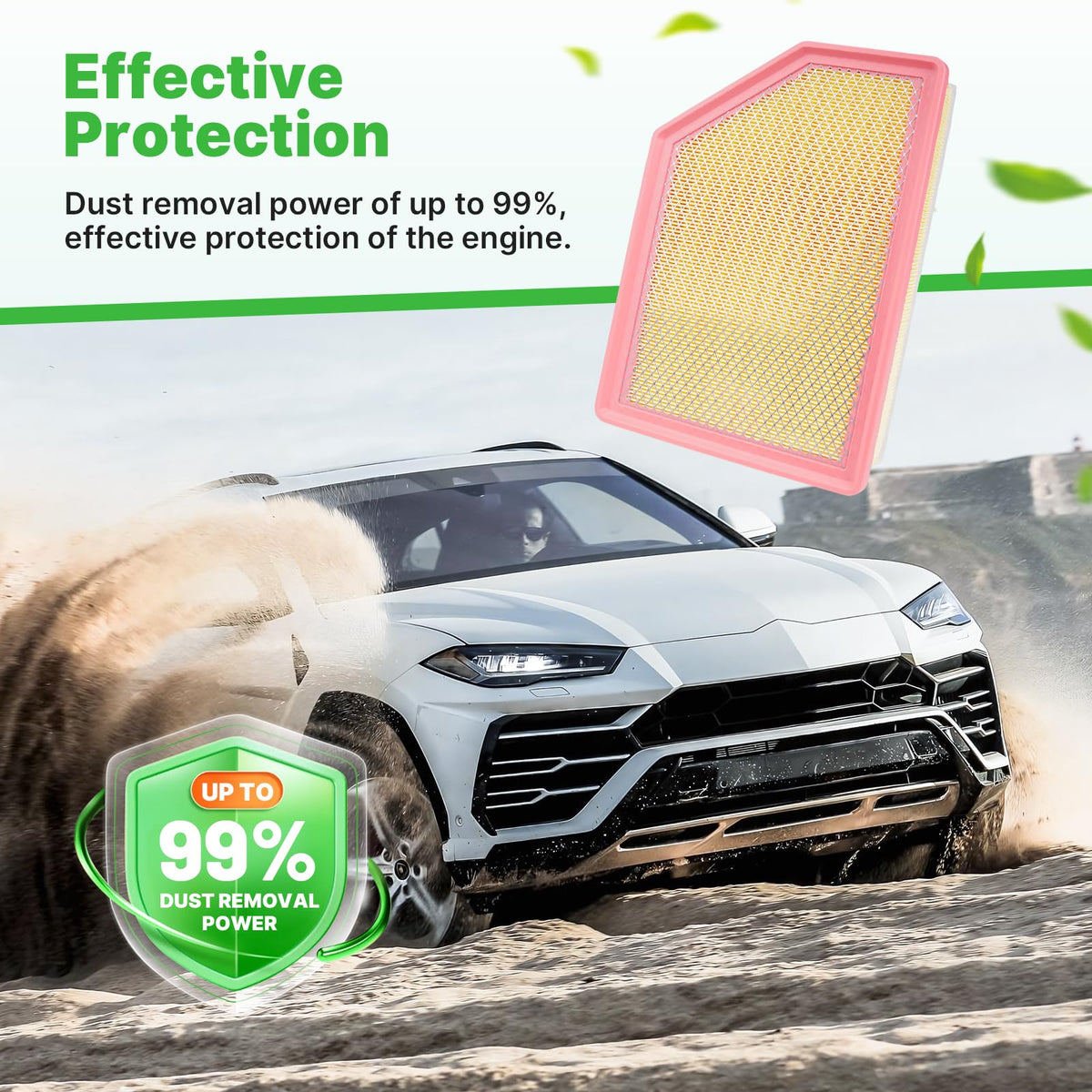 Engine+Cabin Air Filter Fit for 2020-2026 Silverado 2500HD/3500HD