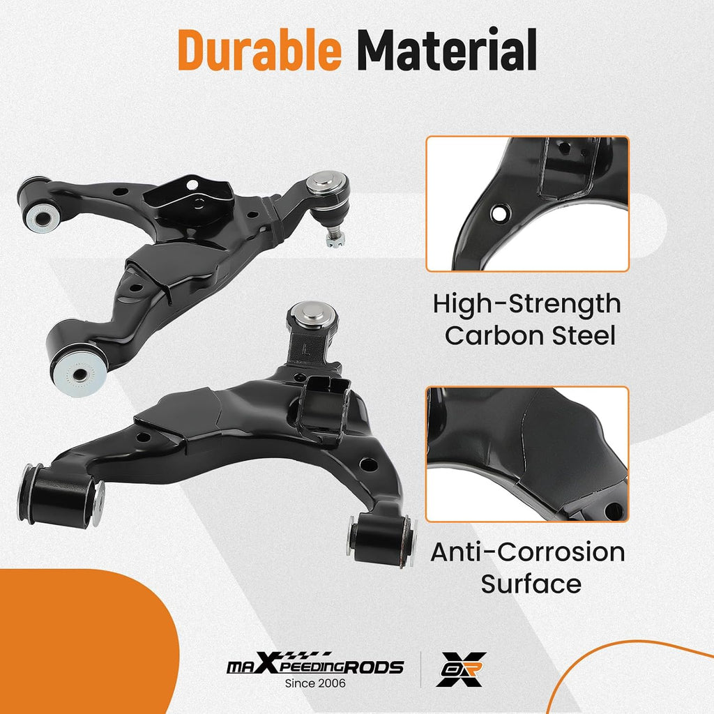 maXpeedingrods 2Pc Front Lower Control Arms for Toyota Tacoma 2005-2015 4WD