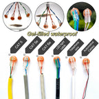 LIUJINCAN 100PCS UY2 K2 Gel-Filled Waterproof IDC Network Cable Telephone Wire Splice Connectors, Double-Blade Moisture Proof Butt for Weak Current Wire Connections
