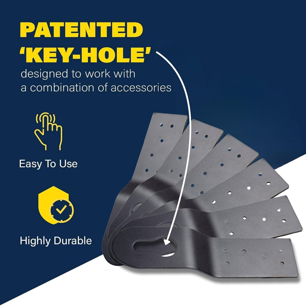 Hitch Clip Roof Anchor 6-Pack – Roofing Anchors for Roof Safety & Fall Protection | Reusable Roof Harness Connection
