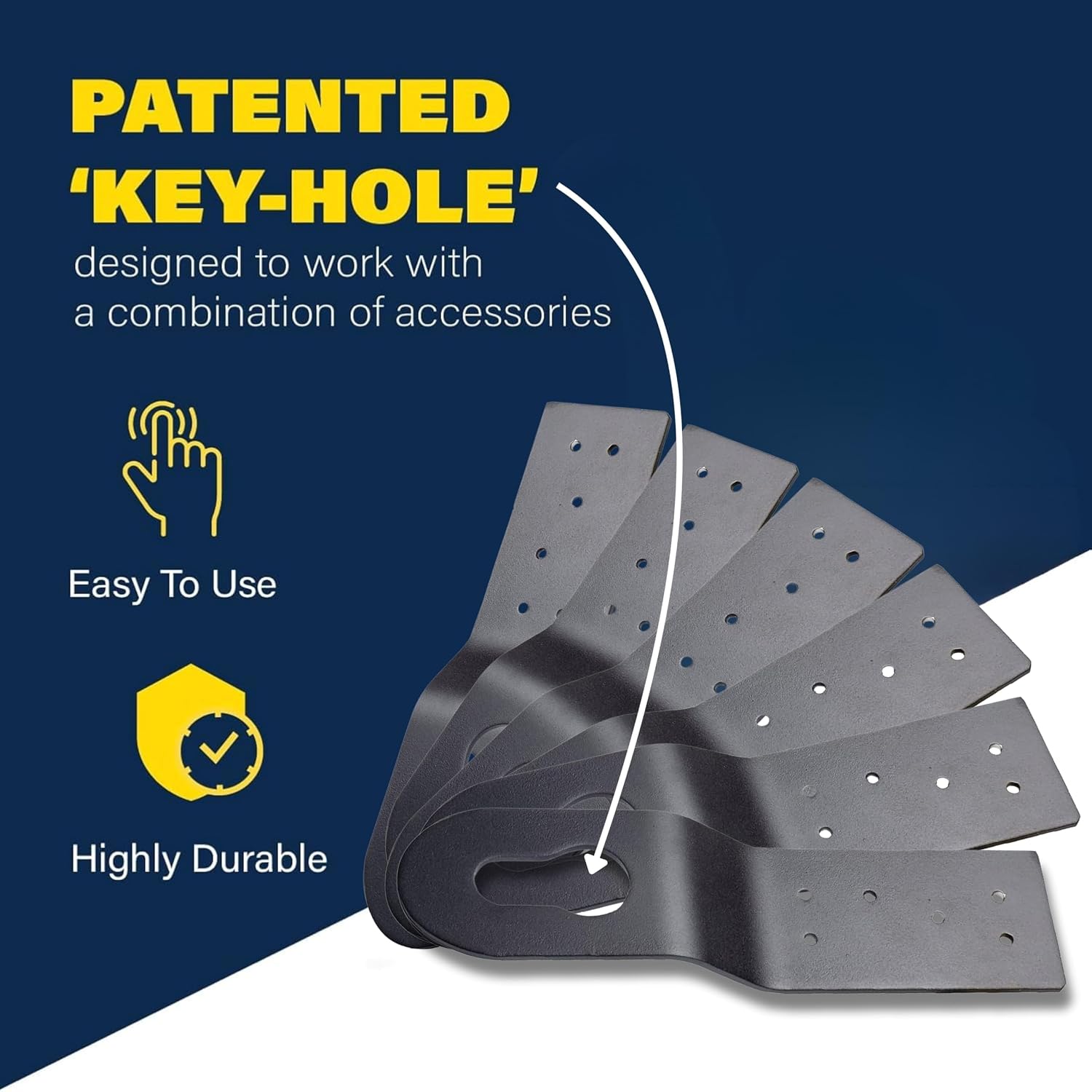 Hitch Clip Roof Anchor 6-Pack – Roofing Anchors for Roof Safety & Fall Protection | Reusable Roof Harness Connection