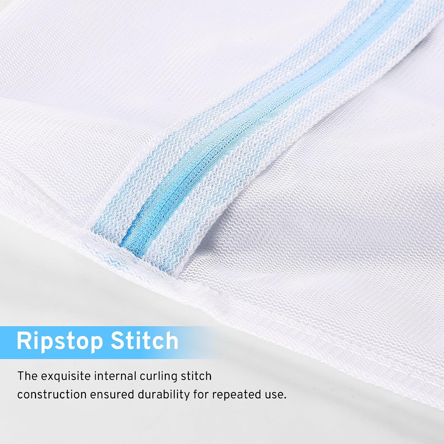Ultimate 7 Pack 6 Size Mesh Laundry Bags Set for Delicates with AUTO-Lock Zipper, Lingerie Bags for Washing