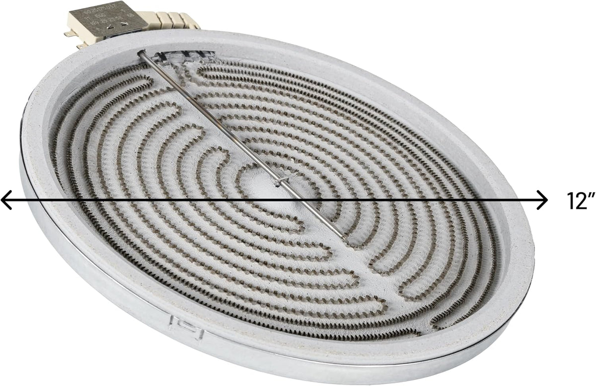 Smart Choice 316282101 Dual Radiant Surface Element 9 Inch / 12 Inch Compatible with Frigidaire, Compatible with Kenmore and Electrolux Electric Ranges, Replaces 318198825 5304516159 AP5330928