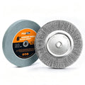 6" Bench Grinder Wheel 120 Grit & Wire Wheel Brush with 1/2" Arbor