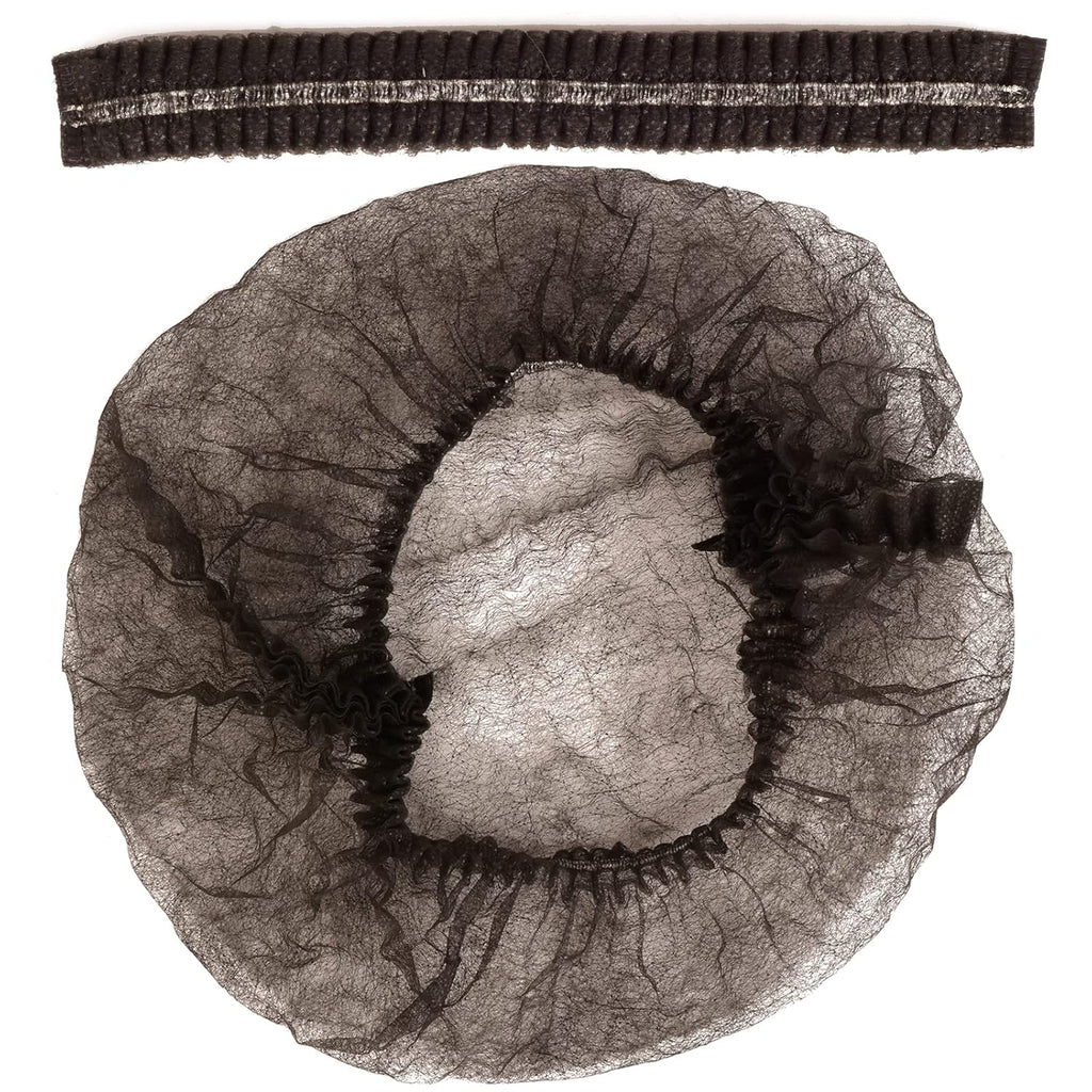 Disposable Bouffant Caps, 21inches Hair Net, Elastic Dust Cap for Food Service, Cooking, Salon,Spa,Spray tans