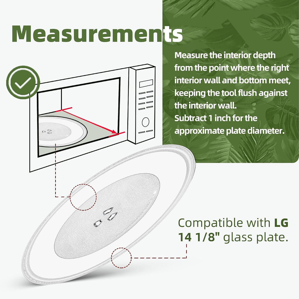 14.2" Microwave Turntable Plate for LG Microwave