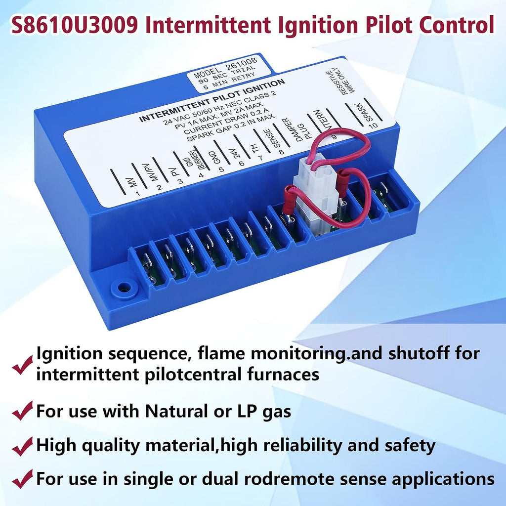 S8610U Furnace Control Board Module Compatible with S8610U Honeywell