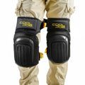 Professional Knee Pads with Heavy Duty Anti-Slip Cap, Comfortable Foam Cushion and Extra Thick Gel Padding for