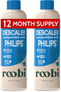 Roobi Philips Compatible Descaling Solution & Cleaner, 2 Pack