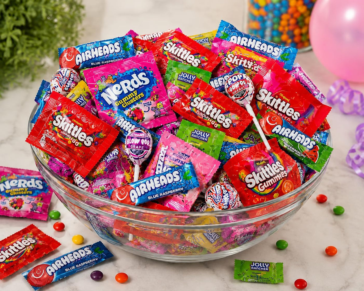 Candy Variety Pack - Assorted Candy Party Mix - 4 LB Bag - Sweets Assortment - Bulk Individually Wrapped - Pinata