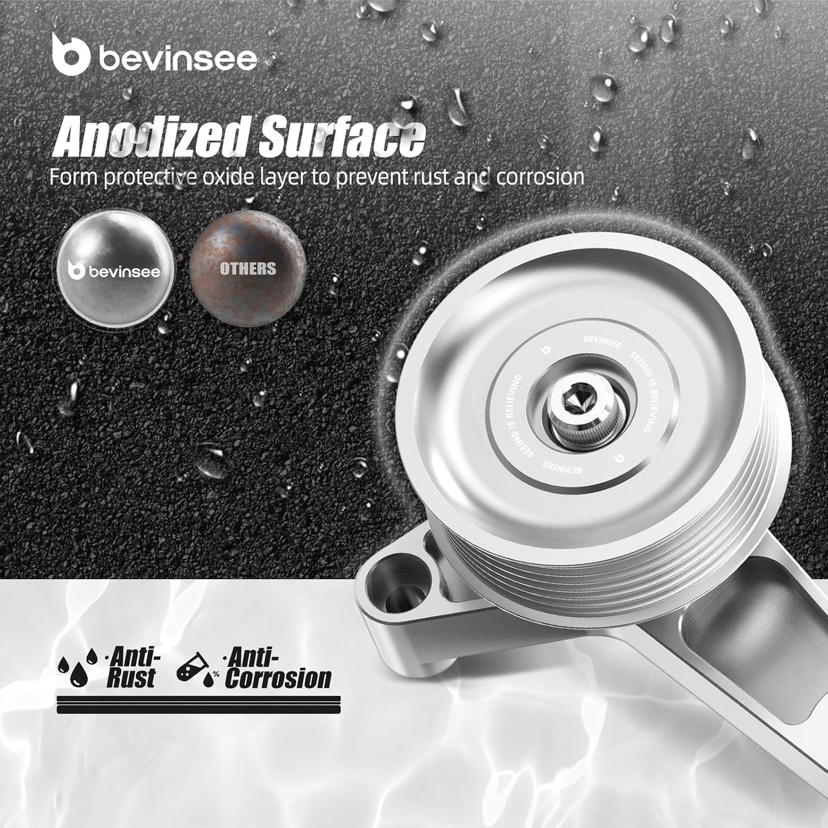 Bevinsee K-Series Adjustable EP3 Idler Pulley Belt Kit