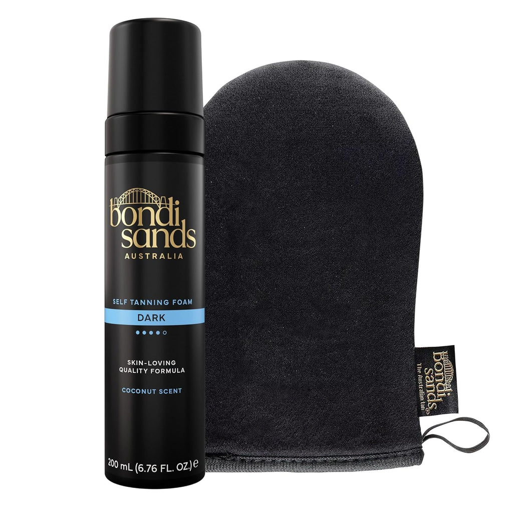 Self Tanning Foam + Application Mitt | Includes Lightweight Sunless Foam + Reusable Mitt for a Flawless Finish