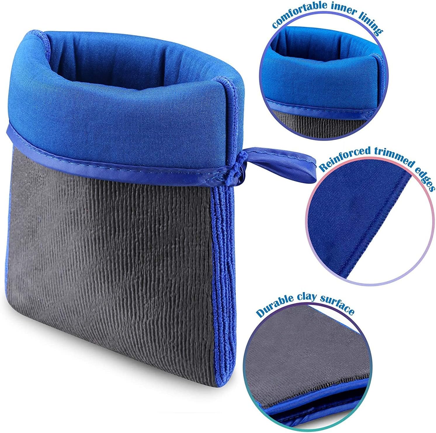 Clay Mitt, Clay Bar Mitt for Car Detailing, Medium Grade Auto Magic Wash Mitt, Scratch-Free and Paint Safe