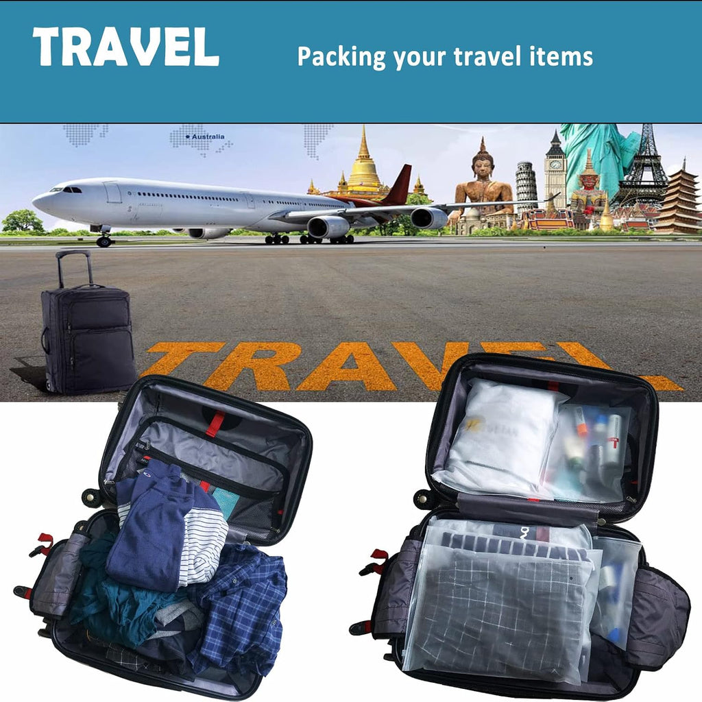 4 Mil 14''x18'' Heavy Duty Frosted Slider Zip Plastic Packaging Bags, Reclosable Zipper Poly Storage Bags for Pants