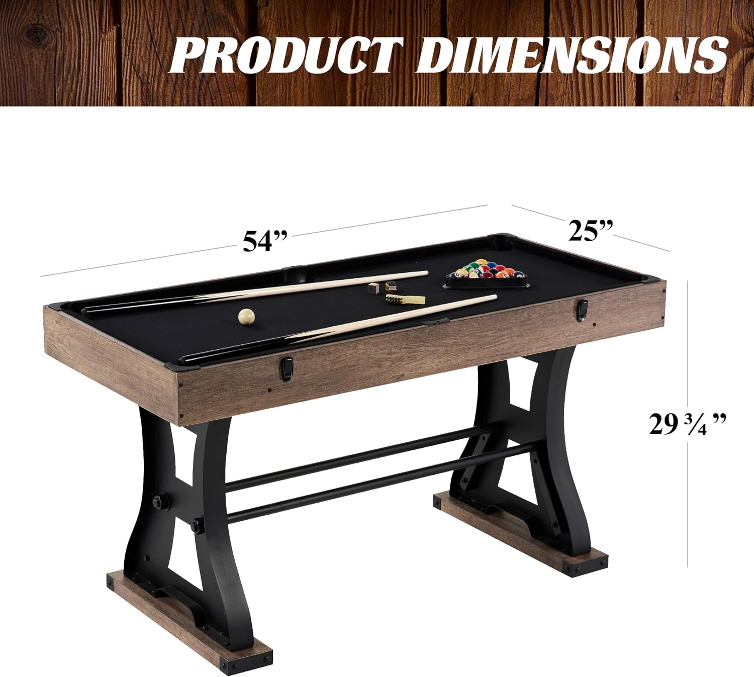 Barrington 54in Combo Game Table