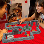 60 Pcs Modular Dungeon Walls,28mm Miniature RPG Terrain