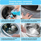 Washing Machine Cleaning Brush Set, Front Load Washer Machine Cleaner Accessories with 1PCS Drum Slot Cleaner Brushes
