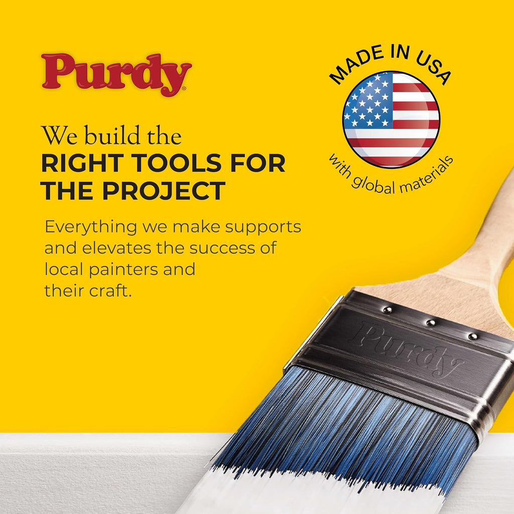1' Purdy 144080310 XL Dale Angled Sash Paint Brush, Tynex Orel