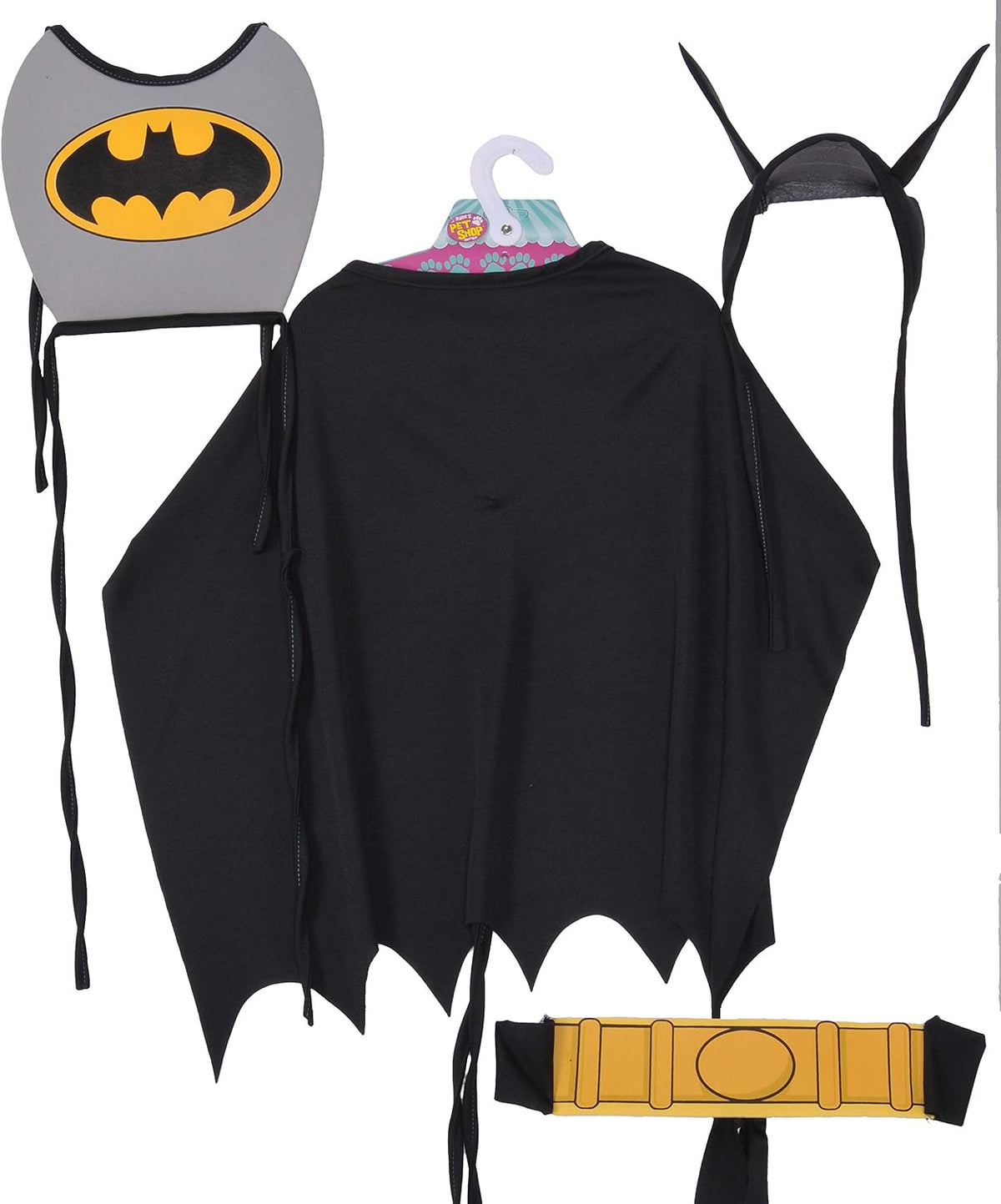 DC Comics Superheroes: Batman Pet Costume for Dogs or Cats, XL