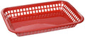 1079R 11-3/4" Red Mas Grande Platter Basket - Dozen